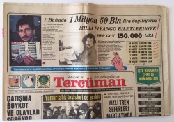 Tercüman Gazetesi 5 Ocak 1977 - Muazzez Abacı Tv İçin 10 Şarkılık Solo Program Yaptı GZ10793 - 2