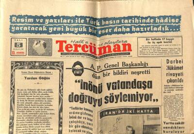 Tercüman Gazetesi 5 Şubat 1963 - İsmet İnönü Vatandaşa Doğruyu Söylemiyor GZ54064 - 1