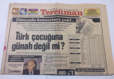 Tercüman Gazetesi 5 Şubat 1983 - Turgut Bayar Toprağa Verildi - GZ15281 - 2