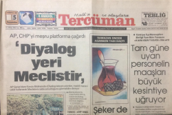 Tercüman Gazetesi 5 Temmuz 1979 - Diyalog Yeri Meclistir - GZ12976 - 1