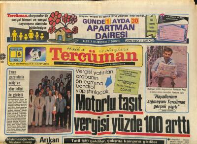 Tercüman Gazetesi 6 Ağustos 1985 - Nagazakiye Atom Atan Uçağın Uçuş Mühendisi İntihar Etti GZ118052 - 1