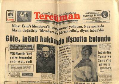 Tercüman Gazetesi 6 Aralık 1962 - Vala Nurettin Yeni Şairler Kekemeleri Andırıyor dedi GZ68660 - 2