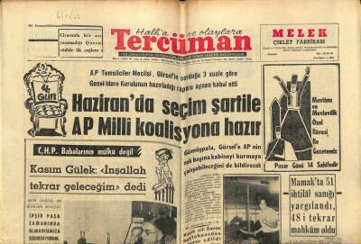 Tercüman Gazetesi 6 Aralık 1963 - Almanyada İki Türk Öğrenci Katil Suçu İle Tevkif Edildi GZ67669 - 2