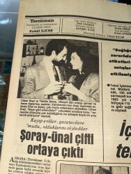 Tercüman Gazetesi 6 Aralık 1983 - Türkan Şoray - Cihan Ünal Çifti Ortaya Çıktı GZ65973 - 4