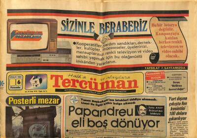 Tercüman Gazetesi 6 Aralık 1984 - Doğum Günü Hediyesi GZ54664 - 1
