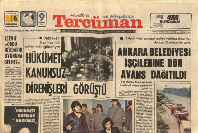 Tercüman Gazetesi 6 Ekim 1976 - M. Ali Clay Ringe Dönüyor - Ankara Belediyesi İşçilerine Dün Avans Dağıtıldı GZ113993 - 1