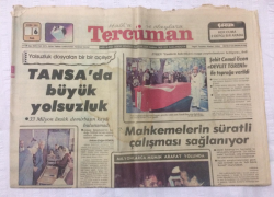 Tercüman Gazetesi 6 Ekim 1981 - Tansada Büyük Yolsuzluk - GZ15603 - 2