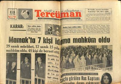 Tercüman Gazetesi 6 Eylül 1963 - Memurların Mesai Saati Arttırılıyor - Ataklı İle Kaplan İçin Takibat Açıldı GZ123467 - 1