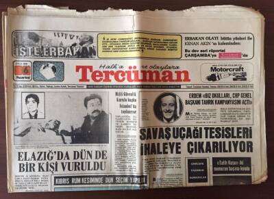 Tercüman Gazetesi 6 Eylül 1976 - Kıbrıs Rus Kesimin de Seçim GZ10523 - 1