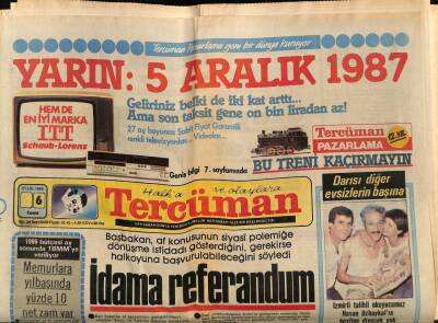 Tercüman Gazetesi 6 Eylül 1985 - Savcılık Demirelİn Demecini İnceliyor GZ67060 - 2