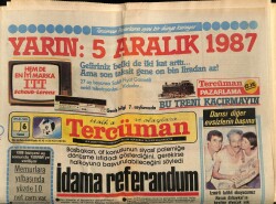 Tercüman Gazetesi 6 Eylül 1985 - Savcılık Demirelİn Demecini İnceliyor GZ67060 - 1
