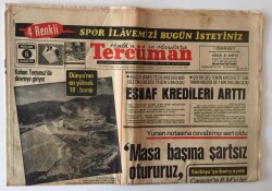 Tercüman Gazetesi 6 Haziran 1974 - Dünyanın En Yüksek 18.Barajı Keban Temmuzda Devreye Giriyor GZ11311 - 2