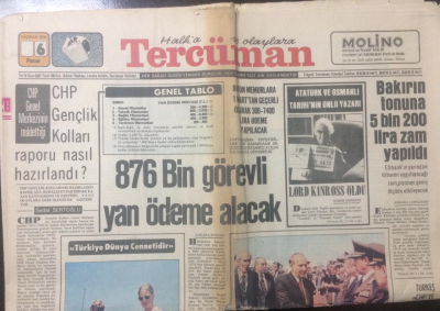 Tercüman Gazetesi 6 haziran 1976 - Cemalı Dünyada Dövecek Boksör Yok - GZ15002 - 2