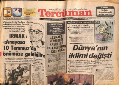 Tercüman Gazetesi 6 Haziran 1982 - Bu Finale Yürek Dayanmaz Beşiktaş-Trabzon GZ55328 - 1
