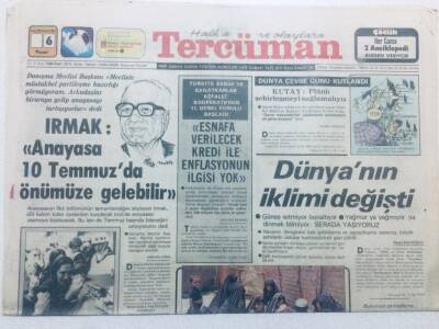 Tercüman Gazetesi 6 Haziran 1982 - Fatsa Dev-Yol Davasında 259 İdam İstendi GZ42315 - 1
