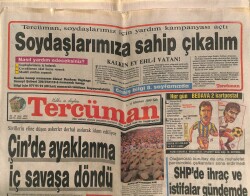 Tercüman Gazetesi 6 Haziran 1989 - Çinde Ayaklanma İç Savaşa Döndü GZ65474 - 2