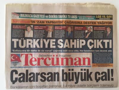 Tercüman Gazetesi 6 Haziran 2003 - Erdoğandan Avrupaya Ordu Dersi GZ11576 - 2