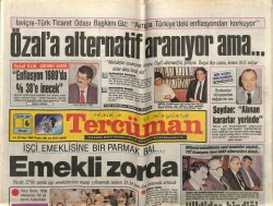 Tercüman Gazetesi 6 Kasım 1988 - Turgut Özala Alternatif Aranıyor Ama! GZ61574 - 1