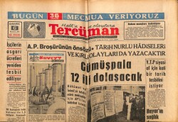 Tercüman Gazetesi 6 Mart 1963 - Bayarın Sağlık Durumu Çok İyi GZ69607 - 1