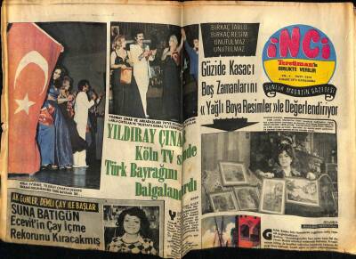 Tercüman Gazetesi 6 Mart 1974 - Yıldıray Çınar Köln TVsinde Türk Bayrağını Dalgalandırdı GZ69139 - 1