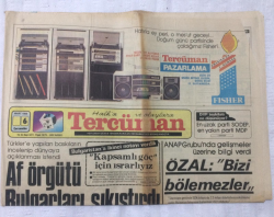 Tercüman Gazetesi 6 Mart 1985 - ÖzalBizi Bölemezler - GZ17172 - 1