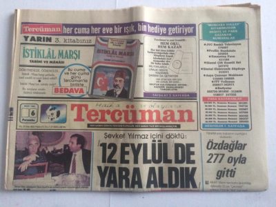 Tercüman Gazetesi 6 Mart 1986 - Ünlülerin Terzisi Yıldırım Mayrukun Gözüyle Paris Modacıları - GZ15124 - 2