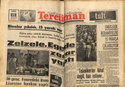 Tercüman Gazetesi 6 Mayıs 1966 - Genel Müdüre Kızan 600 İşçi Ocağa İnmedi GZ68669 - 1