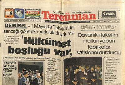 Tercüman Gazetesi 6 Mayıs 1979 - Margaret Thatcherin Kazanması , ABD Ve Sovyetleri Memnun Etmedi - Karayollarımızda Azami Hız 80 Kmye İndiriliyor GZ121872 - 1