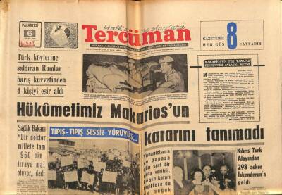 Tercüman Gazetesi 6 Nisan 1964 - Mac Arthur Dün Öldü GZ77547 - 1
