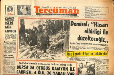 Tercüman Gazetesi 6 Nisan 1969 - Sunay , Avukatlık Kanununu Onayladı GZ85902 - 1