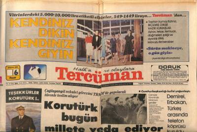 Tercüman Gazetesi 6 Nisan 1980 - Eskişehirde Mitinge Gidenlere Ateş Açıldı Ve 3 Kişi Öldü GZ83221 - 1