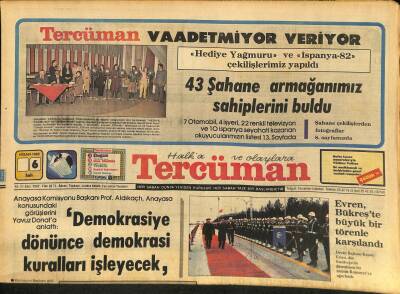 Tercüman Gazetesi 6 Nisan 1982 - Komünist Ülkelerin Dış Borçları Artacak - Türkiyenin 406 Baraja İhtiyacı Var GZ127217 - 1