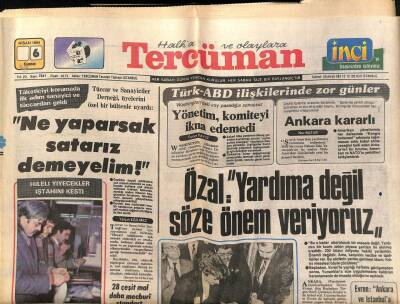 Tercüman Gazetesi 6 Nisan 1984 - Doğum Günü Hediyesi 1984 - Doğum Günü Hediyesi GZ54403 - 1
