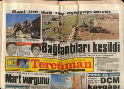 Tercüman Gazetesi 6 Nisan 1988 - Yangın Çıkarıp Çekleri Çaldılar 400 Milyonluk Soygun GZ65899 - 2