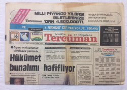 Tercüman Gazetesi 6 Ocak 1980 - Hükümet Bunalımı Hafifliyor - GZ17417 - 2