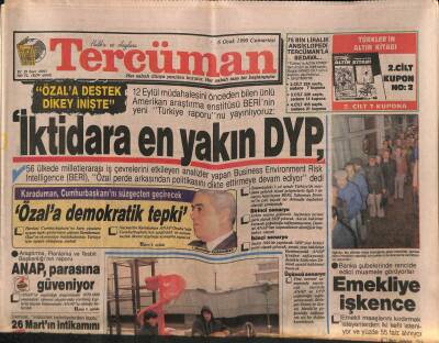 Tercüman Gazetesi 6 Ocak 1990 - Batı Trakya Toprakları Pontuslulara Verilemez GZ83960 - 1