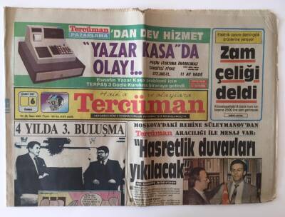 Tercüman Gazetesi 6 Şubat 1987 - ABD, Beyrutta Saldıracak Yeri Tesbit Edemiyor GZ10898 - 1
