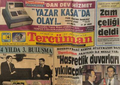 Tercüman Gazetesi 6 Şubat 1987 - Ünlülerin de Gazetecilik Merakı Var Necla Nazır, Perihan Savaş... GZ54245 - 1