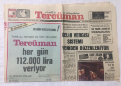 Tercüman Gazetesi 6 Temmuz 1976 - Gelir Vergisi Sistemi Yeniden Düzenleniyor - GZ17462 - 2