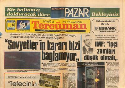 Tercüman Gazetesi 6 Temmuz 1984 - Halefoğlu Papa İle Görüştü GZ79376 - 1