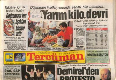 Tercüman Gazetesi 6 Temmuz 1987 - Müşerref Akayın Moskova Turnesi Dizi Film Oluyor ! GZ83298 - 1