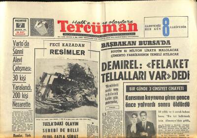 Tercüman Gazetesi 7 Ağustos 1967 - Bölükbaşı Avrupada Konuşma Rekoru Kırdı - Rumlar , Türk Elçisini Linç Etmek İstemiş GZ118977 - 1