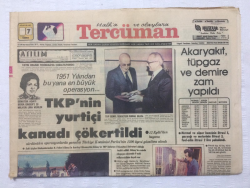 Tercüman Gazetesi 7 Ağustos 1981 - TKPnin Yurtiçi Kanadı Çökertildi - GZ17332 - 1