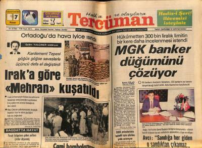Tercüman Gazetesi 7 Ağustos 1983 - Doğum Günü Hediyesi GZ54552 - 1