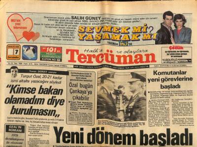 Tercüman Gazetesi 7 Aralık 1983 - İstanbul Metrosu Projesi Yeni Yılda İhaleye Çıkarılıyor GZ67004 - 1