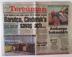 Tercüman Gazetesi 7 Aralık 1991 - Termik Santral Kabusu .. GZ11559 - 1