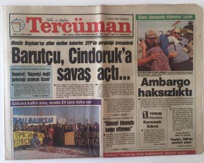 Tercüman Gazetesi 7 Aralık 1991 - Termik Santral Kabusu .. GZ11559 - 2