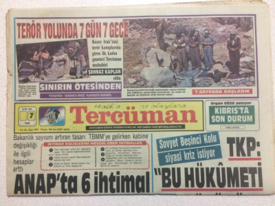 Tercüman Gazetesi 7 Ekim 1986 - Emel Sayın Gecenin Sürprizi Oldu GZ23572 - 1