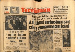 Tercüman Gazetesi 7 Eylül 1962 - 3 Bin Evi Yıkılan Iğdır Yeniden İnşa Edilecek GZ70731 - 1