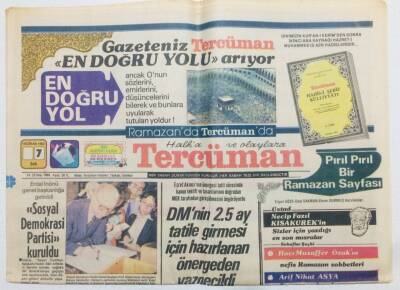 Tercüman Gazetesi 7 Haziran 1983 - Rauf Denktaş, Adımızı Tam Olarak Koyacağız GZ53540 - 1